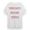 Dam T-shirt Med Manifestationsgrafik Unisex Vit Bomull Plus Size T-shirt USA