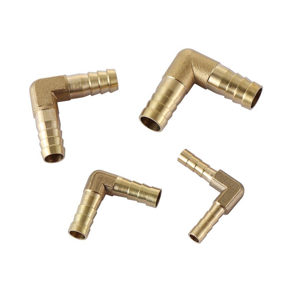 6/8/10/12MM Repair Brass Pipe Tube Connectors Hose Tail Barb Fitting Union Fuel Water Fluids Air