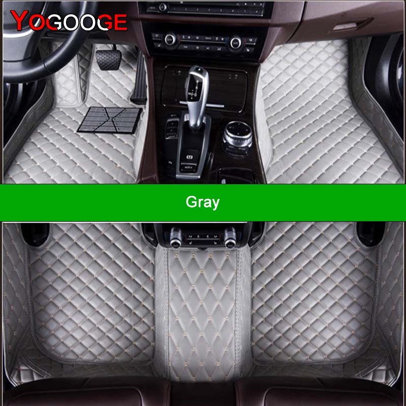 Djbn1 YOGOOGE Custom Car Floor Mats For Toyota Corolla Auris Auto Carpets Foot Coche Accessorie