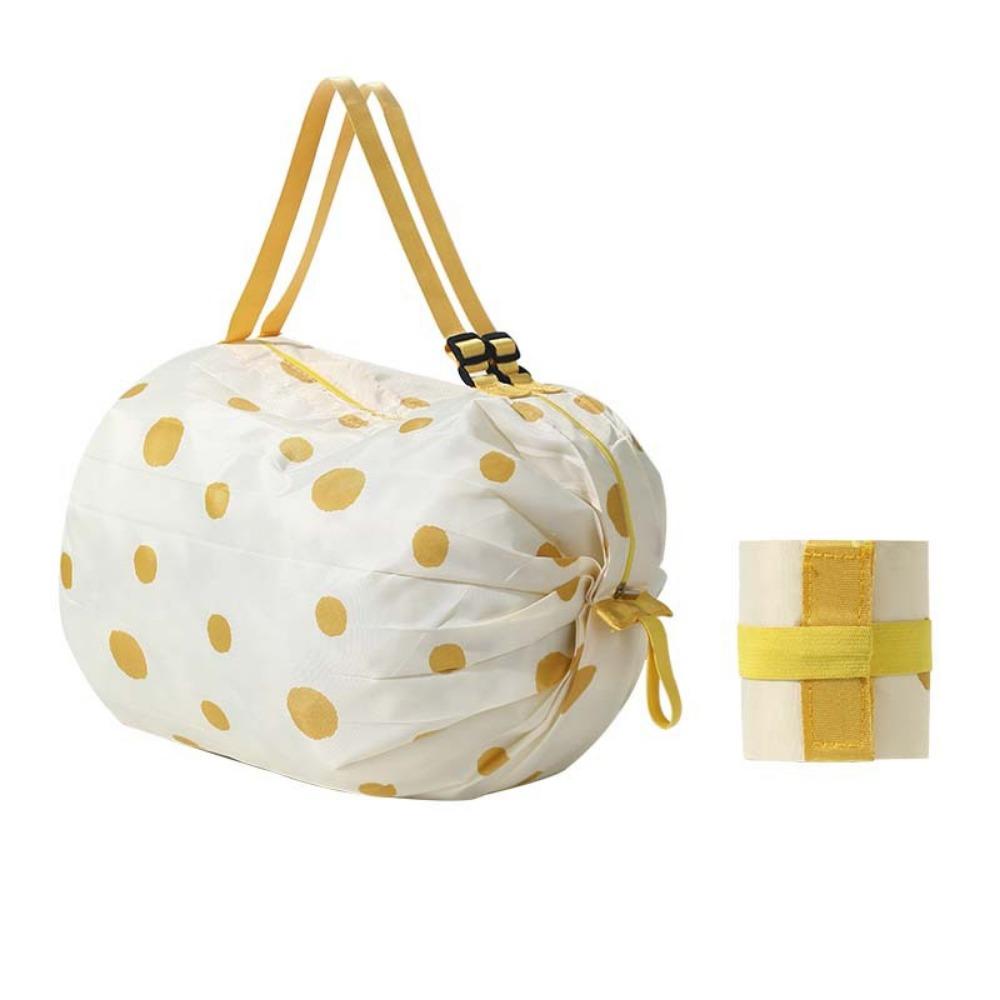 Grocery Bag Creative Folding Shopping Bag Portable Reusable Beach Bag Lightweight Waterproof Travel Shoulder Handbag Yoga