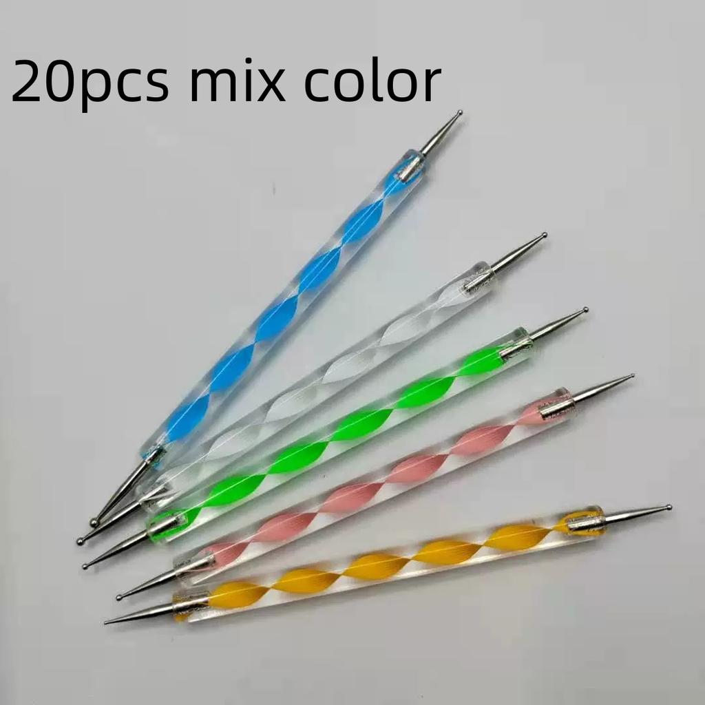 5/10/20 buc amestec Instrument Creion Dotting Vârf Artă Unghii Puncte Vopsea Kit Manichiură Creion Punct Foraj DIY Selector Pietre Strălucitoare Instrumente Manichiură