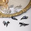 New Moonlight Stone Metal Hair Metallic Hair Female Charm Exquisite Liquid Clip Sweet Cool Niche Design Clip Y2K Girls' Hairpin