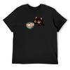 Maglietta Grafica Divertente Gatto Ramen Giapponese Kawaii Anime Gatto T-Shirt (2)