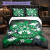 Hibernian FC Themed Bedding 3Pcs Duvet Cover Set Decorative Bed Linen For Teen Room Home Decoration