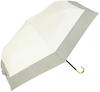 Because Folding Sun and Rain and UV Light PU Umbrella, Umbrella, Men's Women's, Protection, Blocking, Two-Tone, Mini, White, B-093502