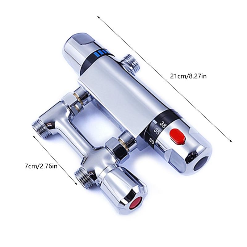 Bathroom Thermo Static Shower Mixer for Valve Stainless Steel Water Showering Faucet Temperature Control for Valve for S