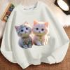 Niedlicher kleiner Katzen-Hoodie für Kinder, Langärmliger lockerer Mantel für Jungen und Mädchen für Frühling und Herbst