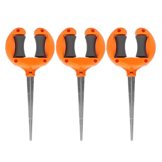 Garden Hose Guide Nail Soft Water Pipe Positioning Holding Labor-saving Smooth Roller Pointed Head Anti-skid Outdoor