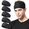 12 cm Széles Haj Haj Tartósan Rögzül 5 Darabos Férfi Fejpánt Készlet, Izzadságblokkoló, Sportoláshoz, Formázáshoz, Bandana, Turbán, Puha, Helyzet, Szorosság,