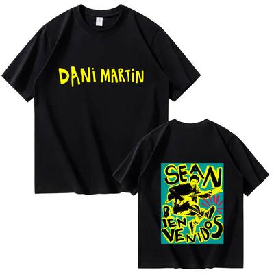 Singer Dani Martin Punk Graphics Print Harajuku TShirts Mens Women Cozy Short Sleeve T Shirts Aesthetic Tide Streetwear Tshirt