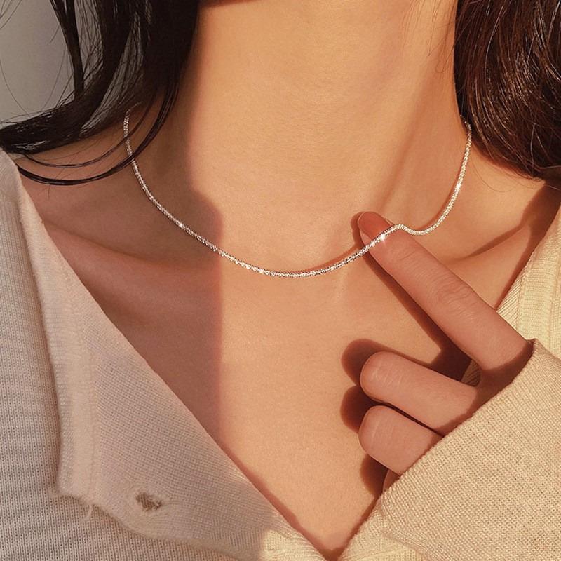 New Love Vintage Olive Beads Chian Necklace For Women Girl Clavicle Choker Sexy Fashion Jewelry Gift Party Collier
