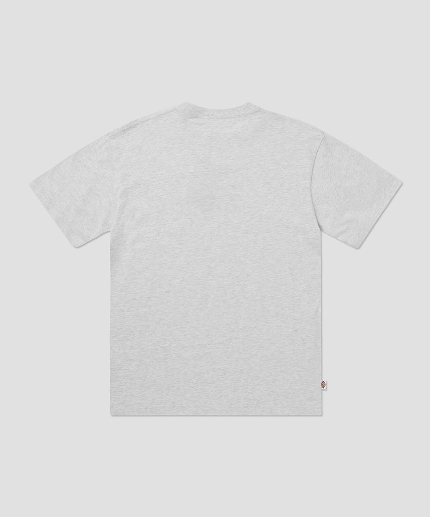 DICKIES Cursive Banner Logo T-Shirt White Melange