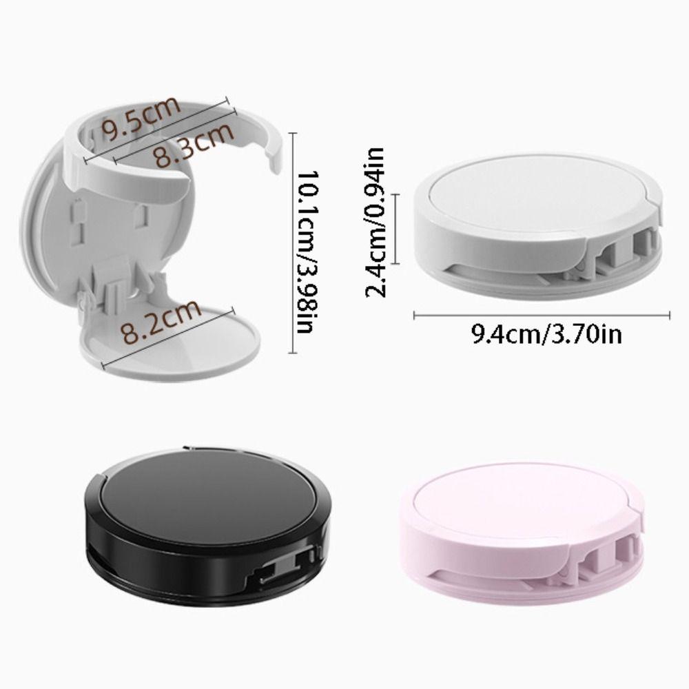Space-Saving Foldable Mug Holder Waterproof Self-Adhesive Drink Holder Wall Mount Cup Holder  Table