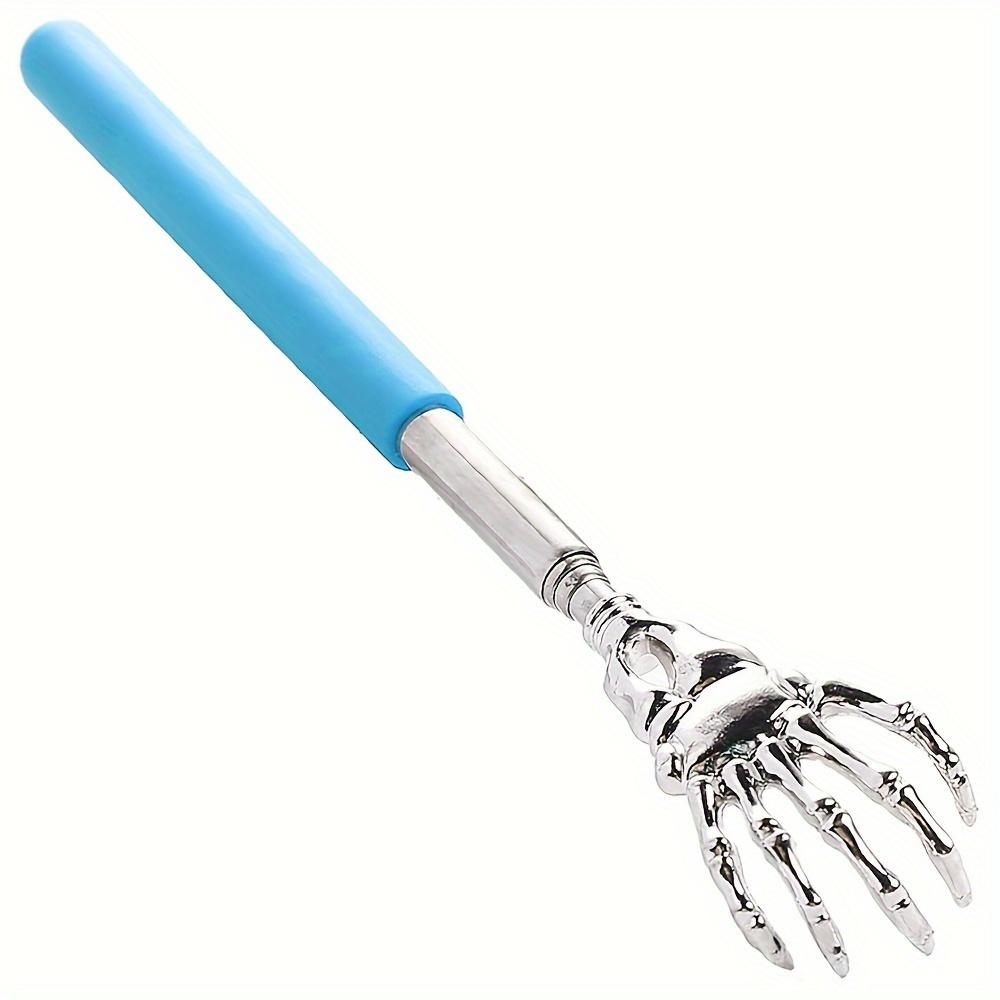 1 buc scărpător extensibil pentru spate, mâner telescopic portabil din oțel inoxidabil din cauciuc pentru cadouri de Ziua Recunoștinței, ziua de naștere, Crăciun