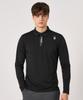 SPYDER Men'S Basic Long Sleeve Pique T-Shirt Spkfcntl202Mblk