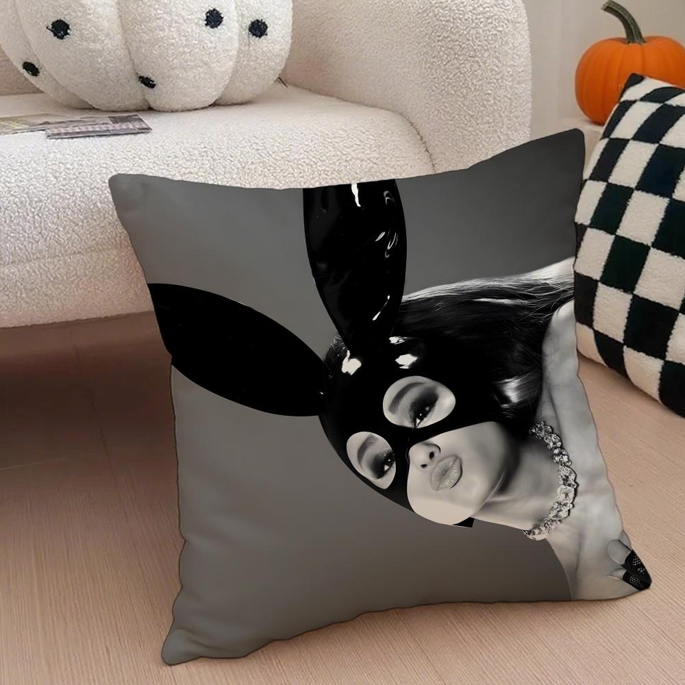 AAriana Grande Cushion Cover Linen Pillow Case Soft Breathable Protective Couch Room Decoration