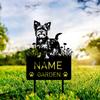Metal Garden Stake Custom Pet Memorial Grave Marker Weatherproof Remembrance Gift for Dog Cat Owner
