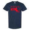 Massachusetts State Stars - Hometown Pride T Shirt - Navy