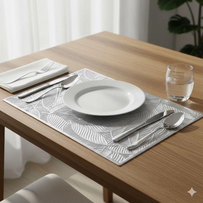 Set de table Orphee de fête Argent