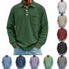 Men's  Loose  Lightly  Ripe  Leisure  Stripes  Retro  Long  Sleeves  Upper  Garment