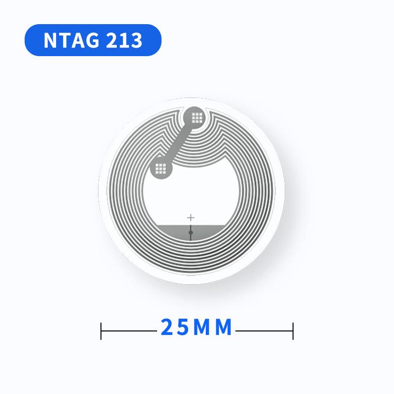 NFC Anti-Metal Chip Tag 215 | Magnetic & Counterfeit-Proof NFC Sticker | Personalized Music Wall