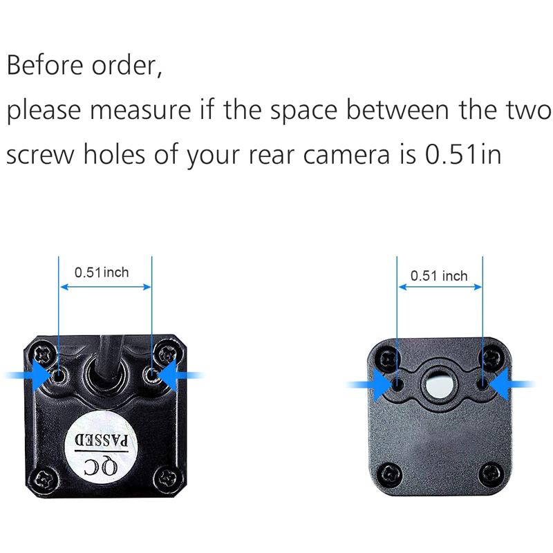 Universal Car Rear View Camera License Plate Bracket Kit Holder For Backup Camera Reverse Camera