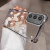 3D Perle Schmetterling Stoßfestes Beschichtungs-Case für Samsung Galaxy A13 A23 A33 A53 A73 A12 A22 A32 A52 A52S A51 A71 A31 4G 5G Hülle