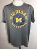 Michigan Wolverines Basketbol Grå Prestanda Unisex T-shirts