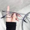Unisex Retro Street-Style Small Frame Anti-UV Sunglasses, Compatible with Myopia Glasses