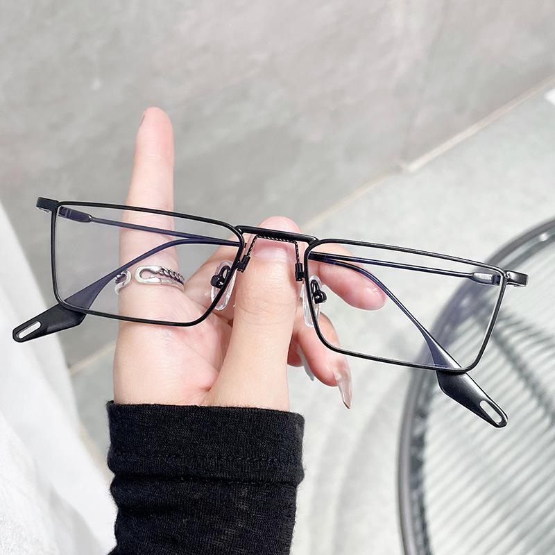 Unisex Retro Street-Style Small Frame Anti-UV Sunglasses, Compatible with Myopia Glasses