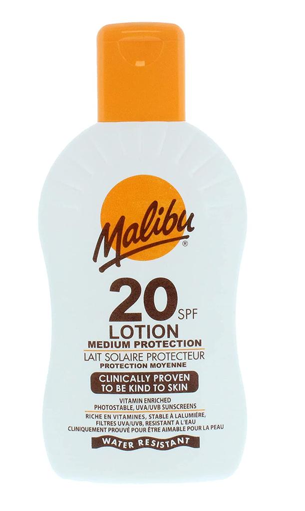 Malibu Protective Lotion SPF20 Waterproof Balm 200ml x2pcs