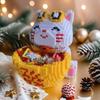 6466 Pocket Flying Cat DIY Modell Bausteine, Kreative Puzzle Bausteine für Junge und Erwachsene, Heimdekoration