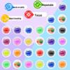 Stress Relief Water Bead Squeeze Toy - 3.5cm Soft Rubber Grape Ball