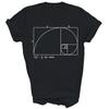 Fibonacci Goldener Schnitt Mathe-Liebhaber Lehrer Unisex Shirt Geschenk