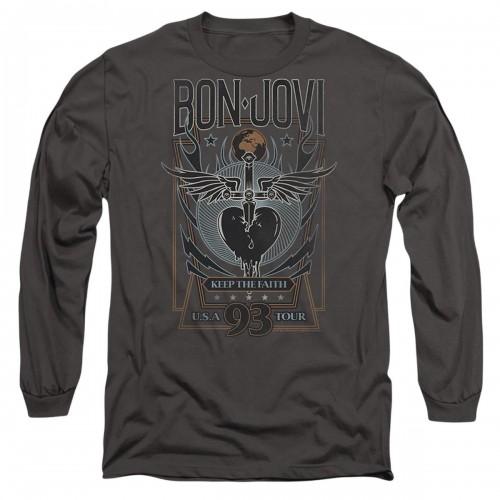 Bon Jovi T-shirt unisex per adulti Keep The Faith