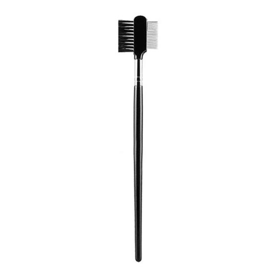 Double-head Eyebrow Brush with Steel Needle Comb Multi-purpose 2-In-1 Brow Styling Brush Portable Travel Women Makeup Grooming Tools