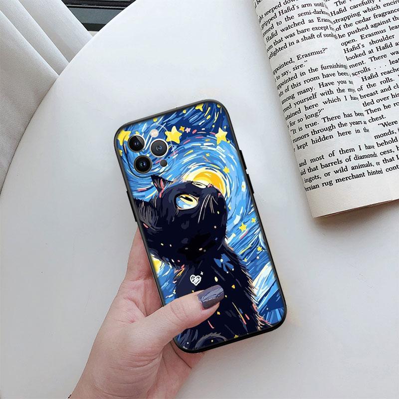 Cat Kitten Meow New High-End Cover Phone Case for iPhone 16 15 14 13 Pro Max Plus Mini