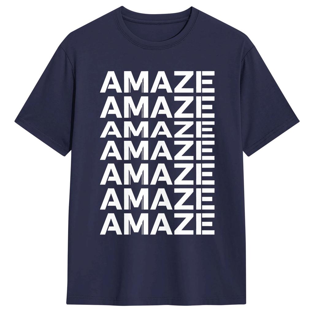 Project Hail Mary AMAZE White Unisexs T Shirts  Vintage Tees Short Sleeve Round Neck TShirts Pure Cotton Birthday Present Tops