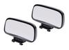 Car Auxiliary Mirror, Set of 2 Black, Small, Side Mirror, Wide Field of View,