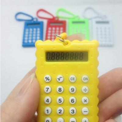Nová studentská mini elektronická kalkulačka Candy Color Calculating Kancelářské potřeby Dárek Super malý