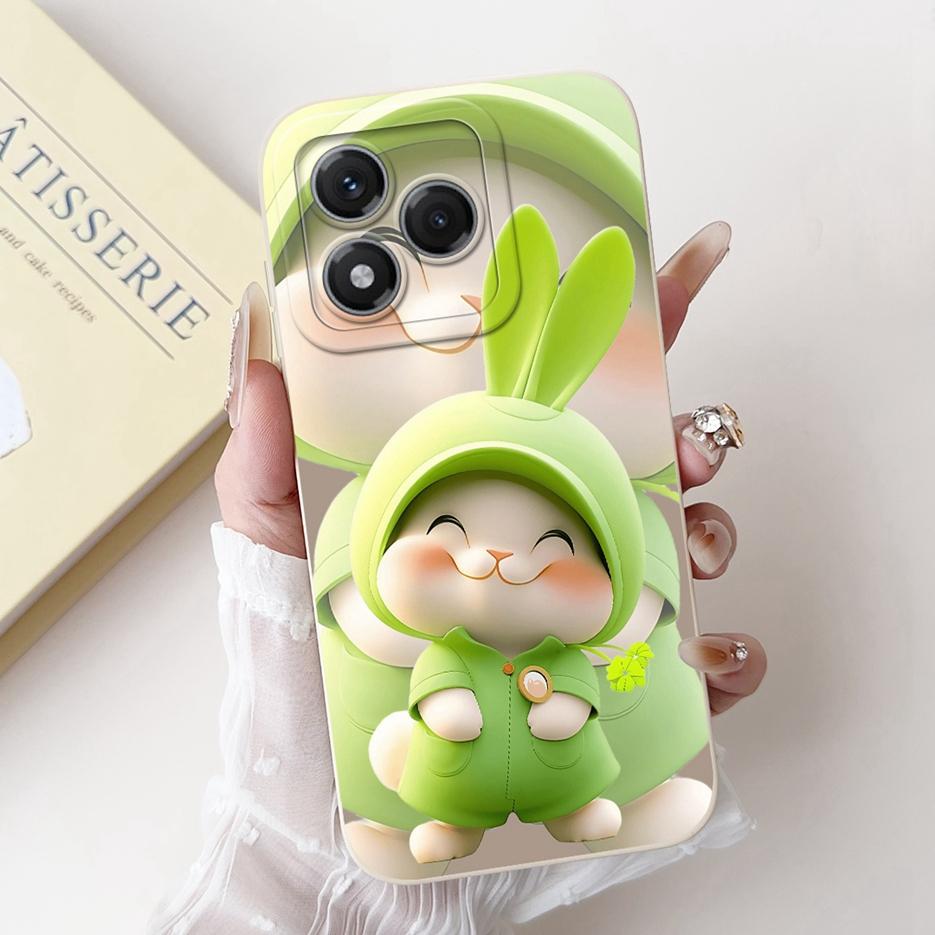 For Honor 400 Lite Case ABR-NX1 Cute Cat Flowers Painted Cover Shockproof Phone Case For Honor400 Lite Honor 400Lite Soft Fundas