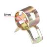10 Pieces Of Spring Hose Fixture Made Of Galvanized Steel Pipe Clamps In A Galvanized Steel Pipe Clip