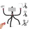 NEEWER T91 Treppiede flessibile oscillante con 2 bracci magici Mini treppiede da viaggio Treppiede per smartphone per riprese Vlog Treppiede da tavolo con supporto per fotocamera