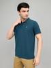 MONTE CARLO Men Smart Fit Teal Tshirt