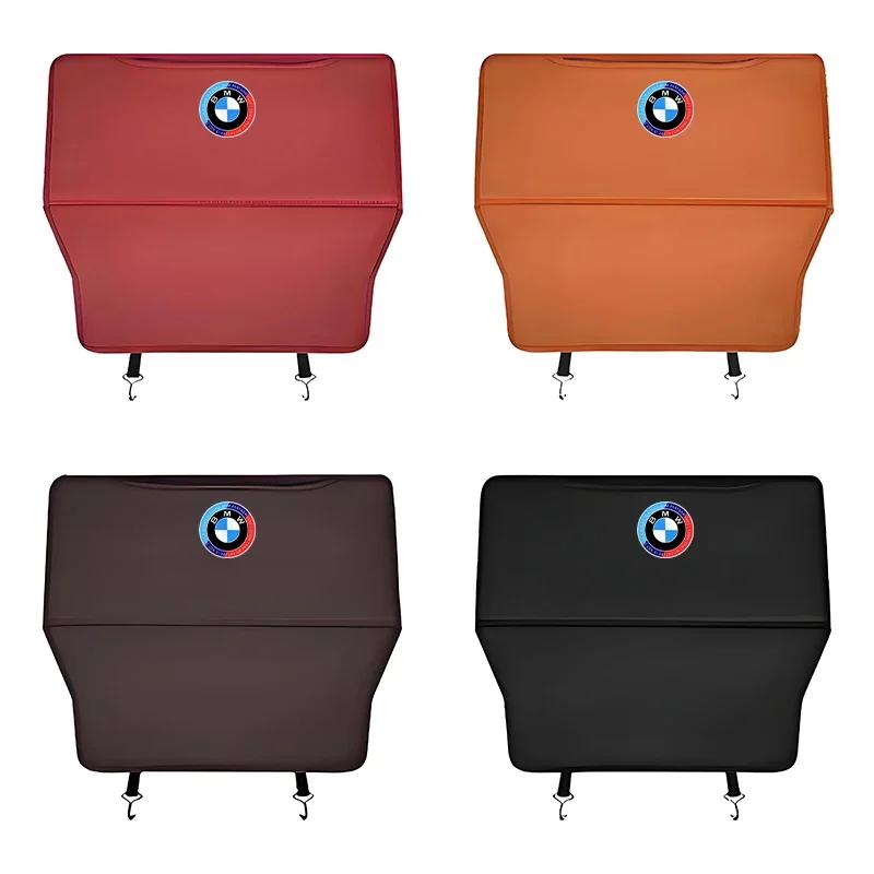 BAIP6 New Hots E60 Car Seat Protector PU Leather Car Seat Back Cover Protector For BMW X1 X2 X3 X4 X5 X6 3 5 Series M2 M3 M4 M5 M6 M7