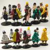 Gorąca Figurka Anime Demon Slayer Kimetsu no Yaiba Kamado Tanjirou Figurka Akcji Agatsuma Zenitsu Nezuko Wojownik Model PVC Zabawki