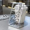 For Redmi Note 14 13 14C Case Sketching Line Flower Print Clear TPU Soft Cover For Funda Xiaomi Redmi Note 14 Pro 5G 13 12 11