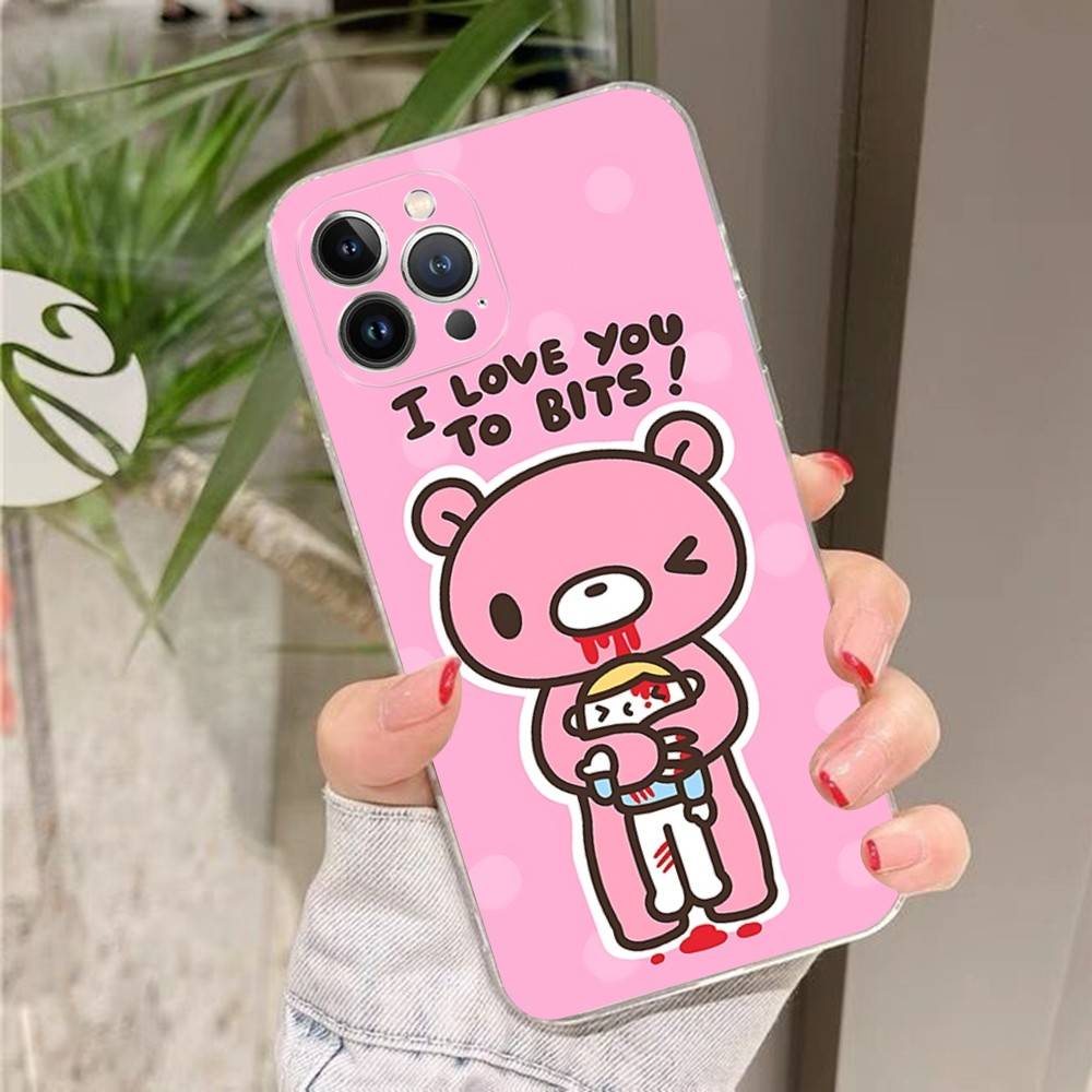 Cute G-Gloomy B-Bear For IPhone 17 16 16e 15 14 13 12 11 Pro Max Mini Plus Phone Case