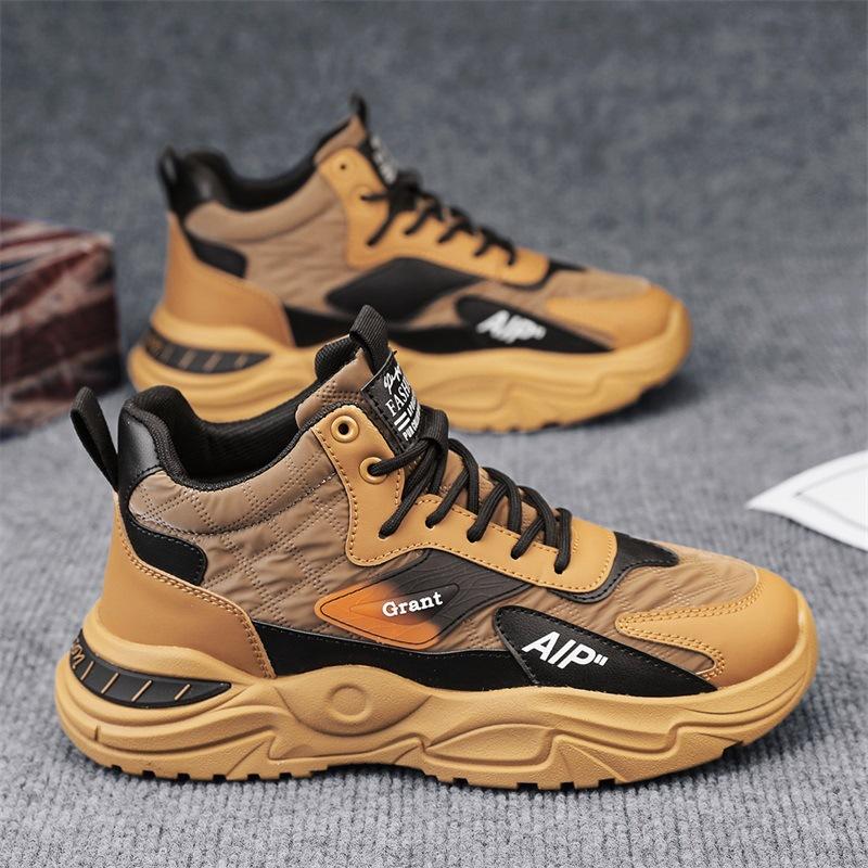 Mode Frühling Herbst Neue Klassische Herrenschuhe Modische und Vielseitige High Top Freizeitschuhe für Jugendliche Outdoor Lauf Sportschuhe