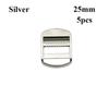 5pcs 3 Colors Metal Ladder Lock 20/25/32mm Belt Buckles Webbing Accessories  DIY Backpack Straps